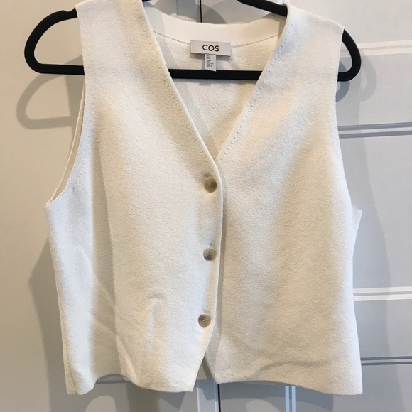 COS Sweaters - COS Cream Sleeveless Sweater